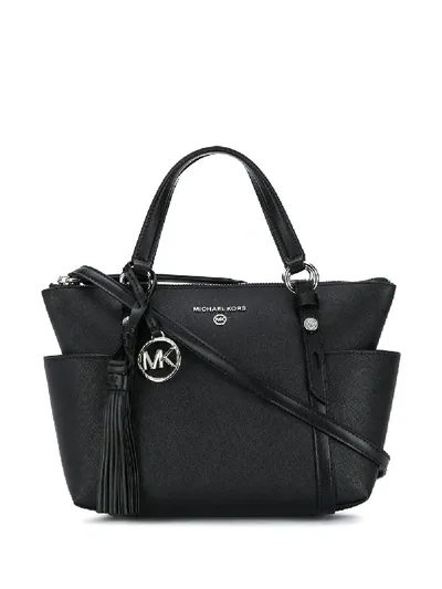 Michael Kors Nomad Tote In Black