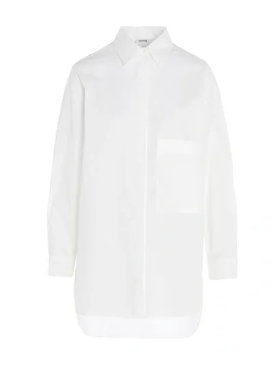 P.a.r.o.s.h Chest-pocket Cotton Shirt In White