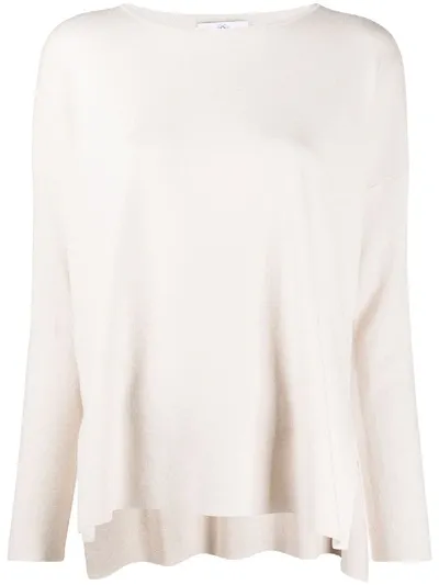 Allude Dropped Shoulder Jumper In Pink