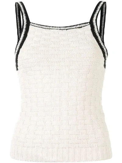 Rachel Comey Okra Knitted Top In Neutrals