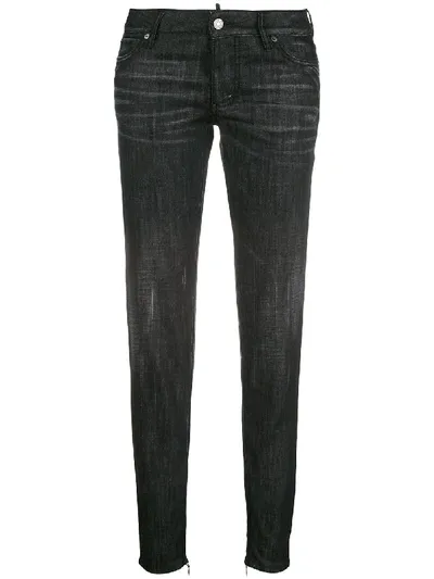 Dsquared2 Super Skinny Jeans In Blue