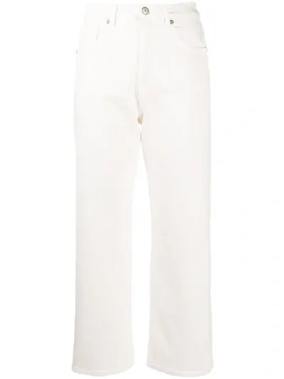 P.a.r.o.s.h Straight Fit Jeans In White