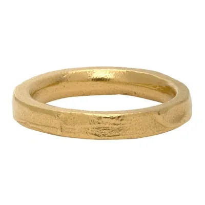 Alighieri Dante's Shadow Band Ring In Gold