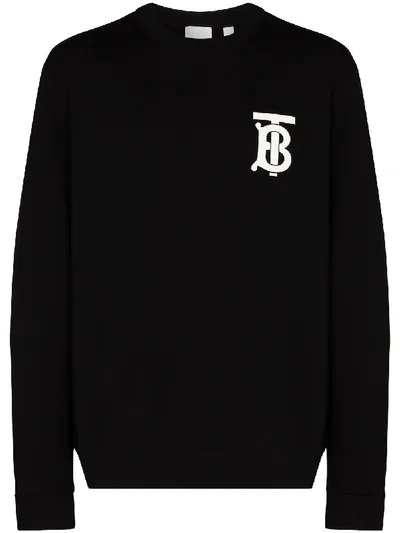 Burberry Dryden Logo Sweatshirt In 黑色