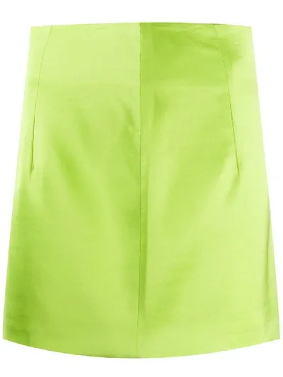 Gauge81 High-waisted Mini Skirt In Green