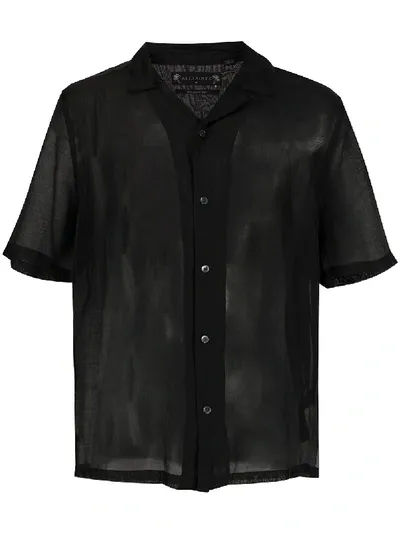 Allsaints Solanam Shirt In Black