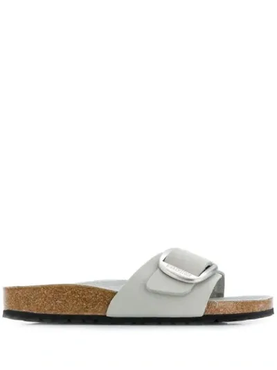 Birkenstock Madrid Big-buckle Sandals In Grey