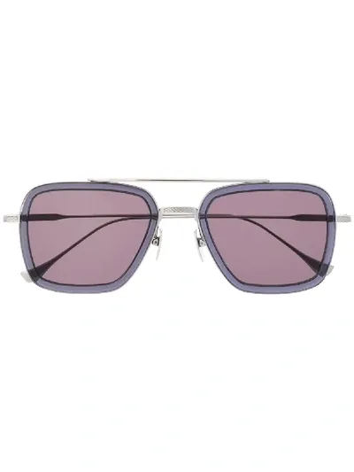 Dita Eyewear Flight Pilot Sunglasses In Silver