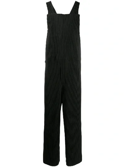 Issey Miyake Plissé Straight-leg Jumpsuit In Black