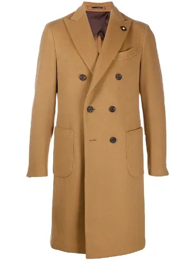 Lardini Klassische Cabanjacke In Brown