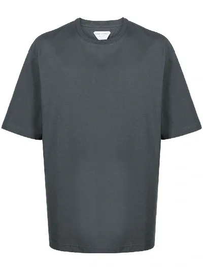 Bottega Veneta Short-sleeve Cotton T-shirt In Grey