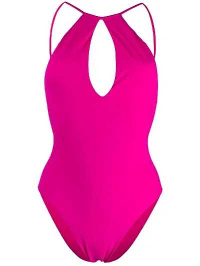 Sian Swimwear 'marina' Badeanzug Mit Cut-outs In Pink