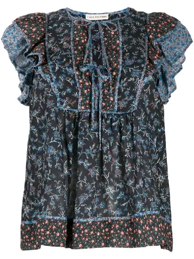 Ulla Johnson Paisley Print Blouse In Blue