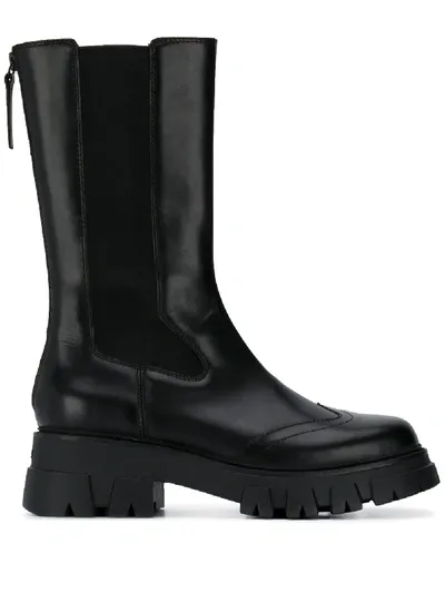 Ash Halbhohe Stiefel In Black