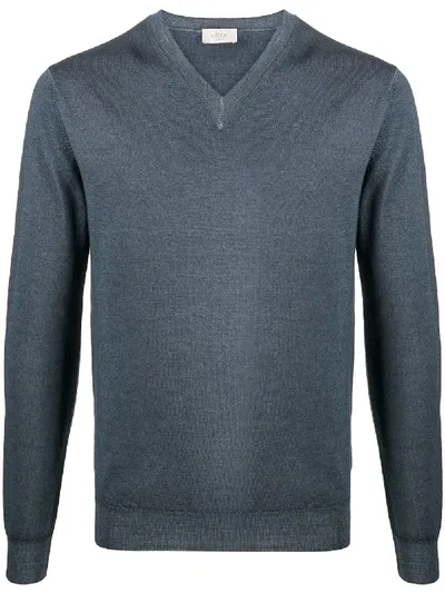 Altea V-neck Jumper In Blue