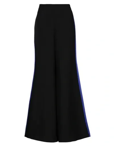 Roksanda Cropped Wool And Mohair-blend Wide-leg Pants In Black