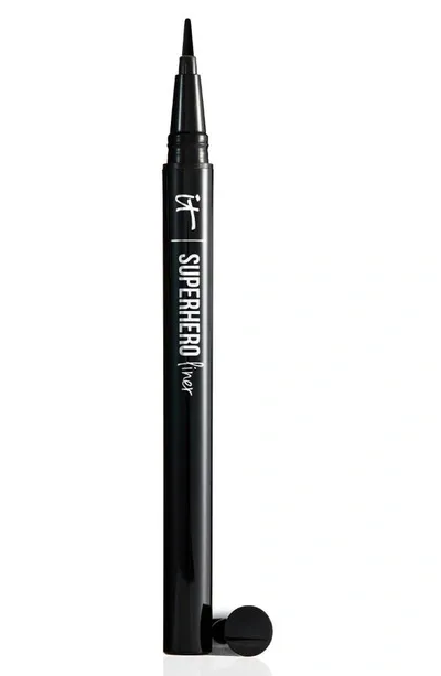 It Cosmetics Superhero Liner 24h Waterproof Liquid-gel Eyeliner In Black