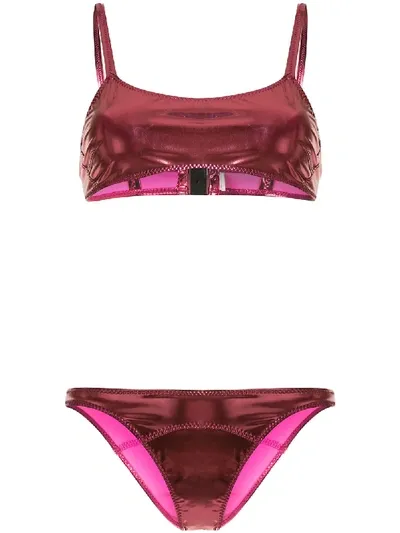 Lisa Marie Fernandez Kk Bikini In Red