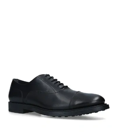 Tod's Francesina Derby Shoes In Black