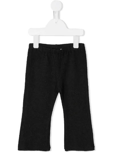 Zhoe & Tobiah Babies' High-waist Straight Leg Trousers In Grey