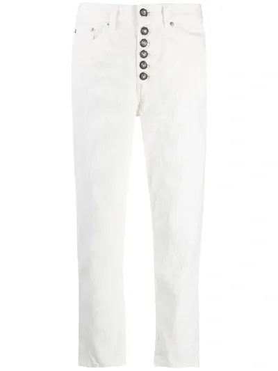 Dondup High-waisted Jeans In White