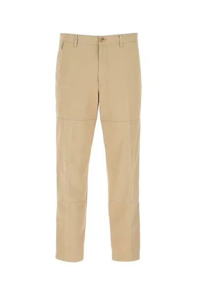 Lanvin Cropped Chino Pants In Beige