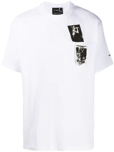 Fred Perry Photographic Print T-shirt In White