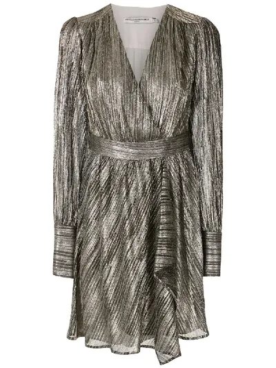 Reinaldo Lourenço Metallic Tulle Short Dress