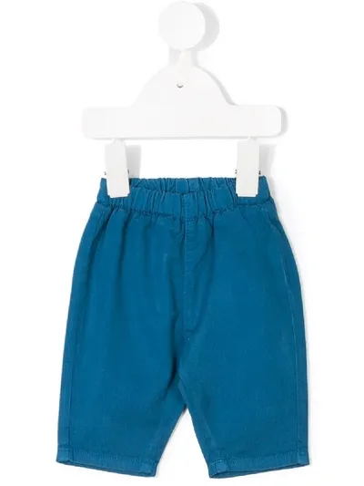 Knot Babies' Elastic Waist Trousers In Blue