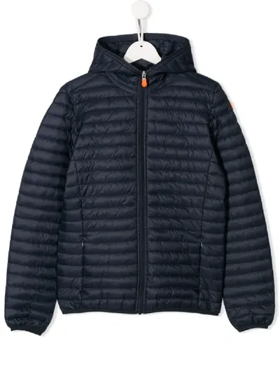 Save The Duck Kids' Gesteppte Jacke In Blue