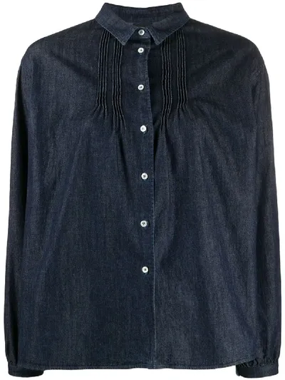 Aspesi Loose-fit Shirt In Blue