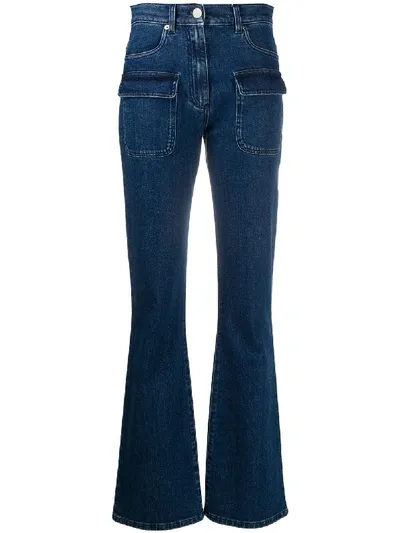 Alberta Ferretti Flared Leg Jeans In Blue