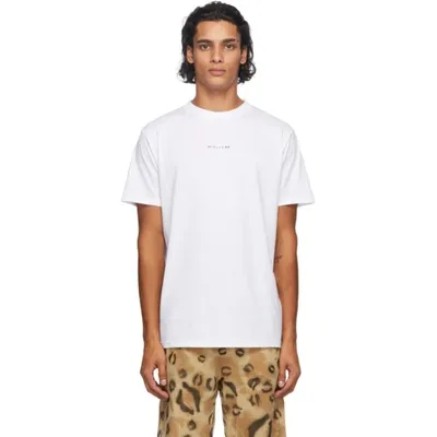 Alyx Oversized Logo-print T-shirt In White