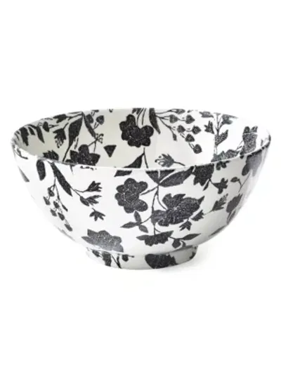 Ralph Lauren Burleigh Garden Vine Foot Bowl In Black