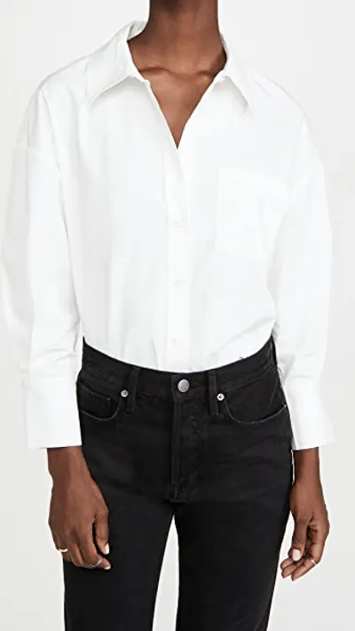 Anine Bing Mika Shirt In White