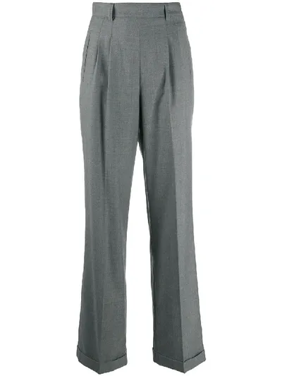 Maison Margiela Straight-leg Trousers In Grey