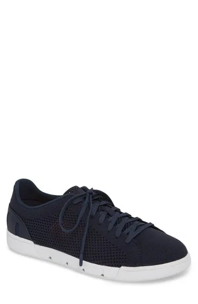 Swims Men's Breeze Waterproof Knit Low-top Sneakers In Navy