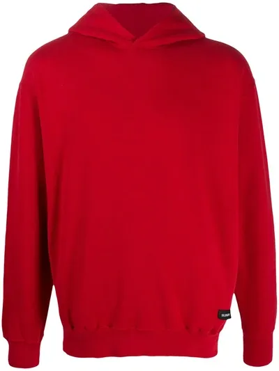 Aspesi Kapuzenpullover Mit Logo-patch In Red