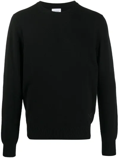 Barrie Logo Cashmere Jumper In Black