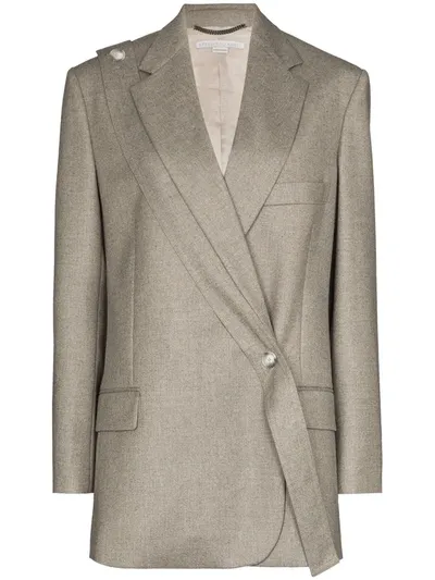 Stella Mccartney Rylee Notched-lapel Blazer In 灰色