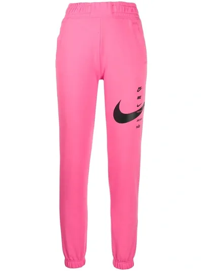 Nike Logo Track Trousers In Pink