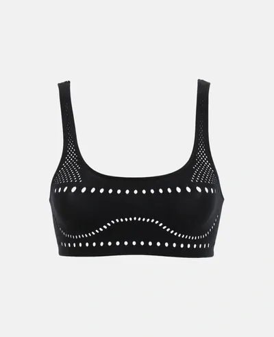 Stella Mccartney Black Stellawear Crop Bra