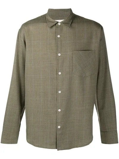 Noon Goons Glen Check Shirt In Brown