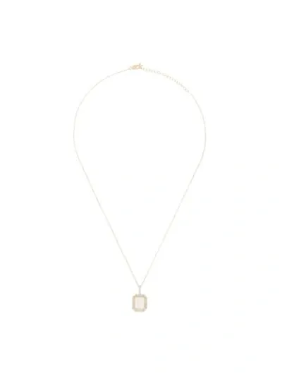 Mateo 14kt Yellow Gold Diamond A Initial Pendant Necklace