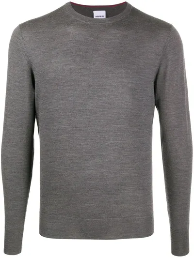 Aspesi Long Sleeve Sweatshirt In Grey