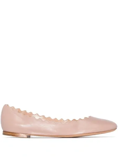 Chloé 'lauren' Ballerinas In Pink