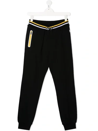 Paul Smith Junior Kids' Jogginghose Mit Reissverschlusstaschen In Black