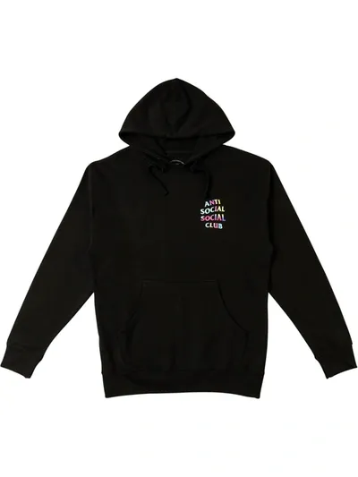 Anti Social Social Club Cotton Candy Hoodie In Black