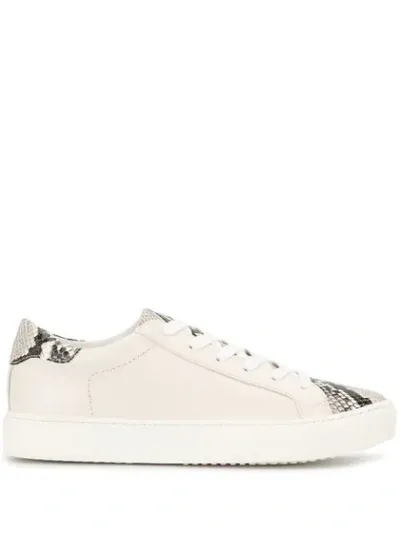 Veronica Beard Bibi Low-top Trainers In White/ Natural