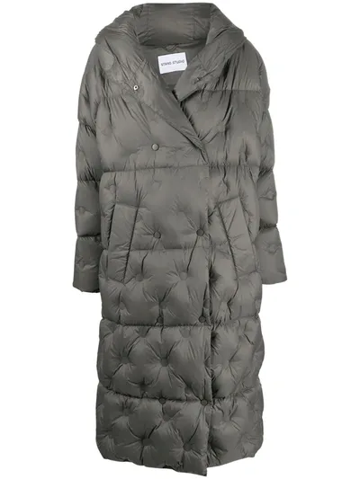 Stand Studio Nicolina Down Puffer Coat In Grey